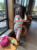 Striped Two Tone HK Set
